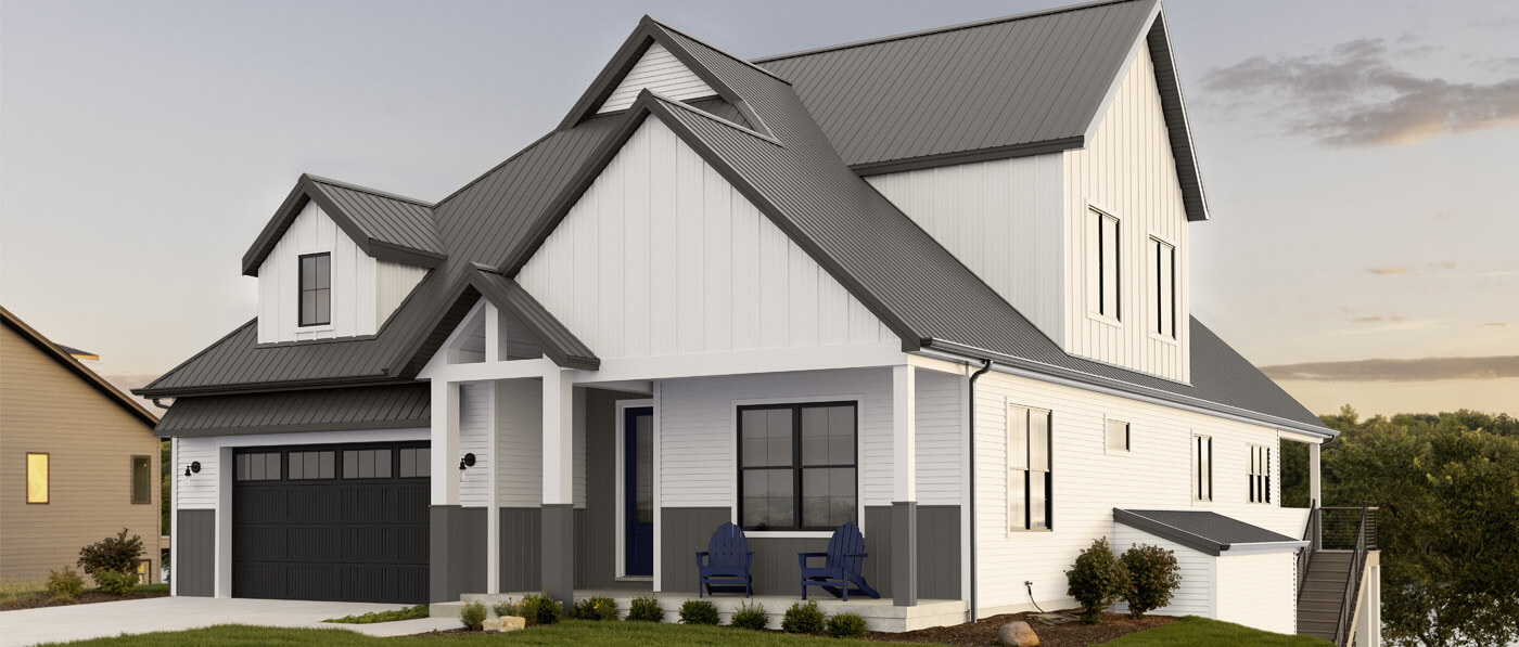 steel siding scene